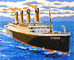 Titanic fahrend